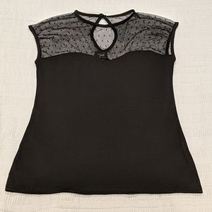 Modcloth RockSteady Black Blouse